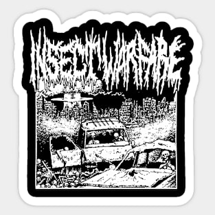 Insect Warfare Metal Sticker